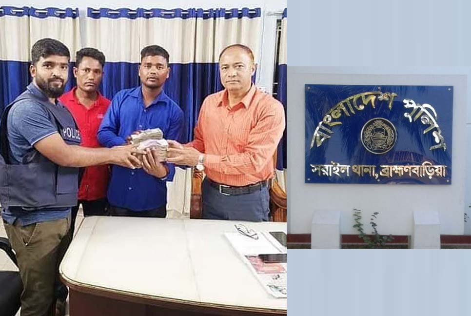 পুলিশের তৎপরতায় হারিয়ে ফেলা ১০ লাখ টাকা ফিরে পেলেন প্রবাসী