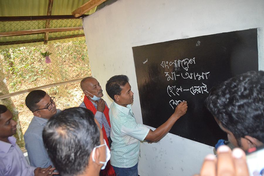 ৫০ বছর পর নিজ ভাষার স্কুল কুমিল্লার ত্রিপুরা পল্লীতে