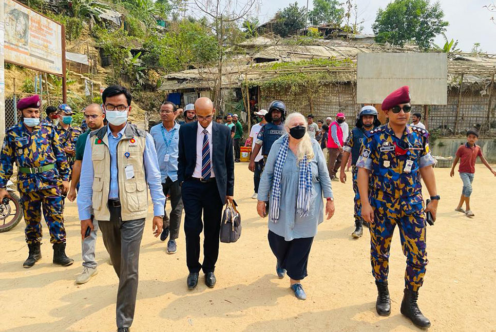 রোহিঙ্গা ক্যাম্প পরিদর্শন জেনোসাইড ওয়াচ প্রতিনিধি দলের