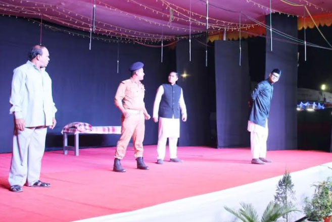 জয়পুরহাটে পুলিশের আয়োজনে মঞ্চায়িত হলো ‘অভিশপ্ত আগস্ট’