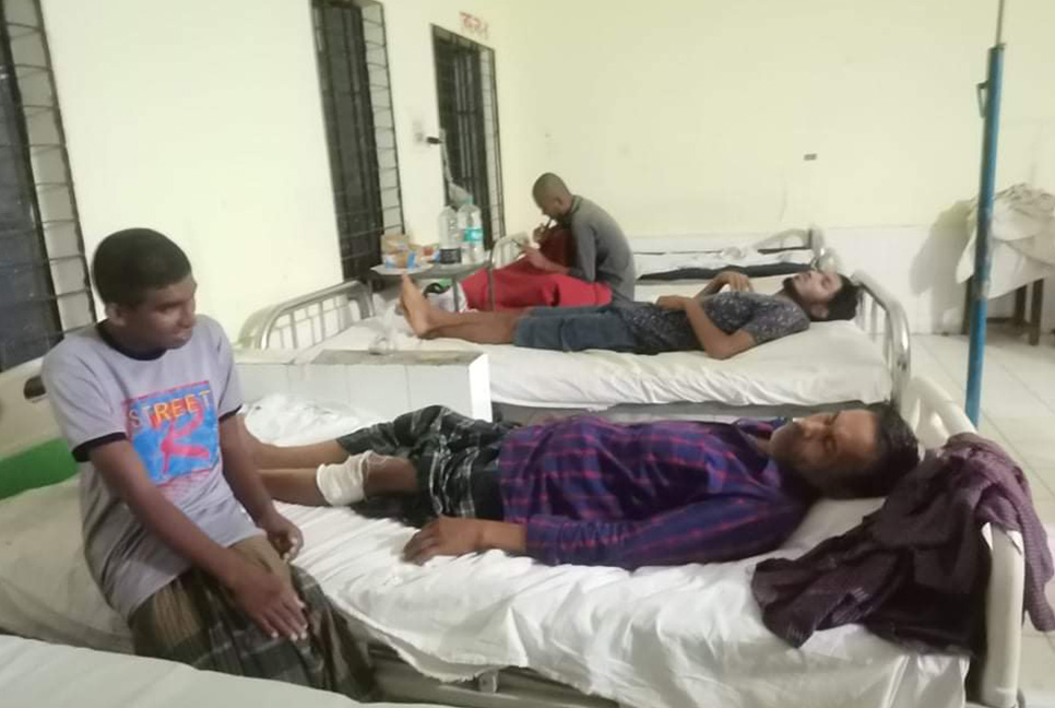 ভালুকায় প্রতিপক্ষের হামলায় প্রতিবন্ধীসহ আহত ৩