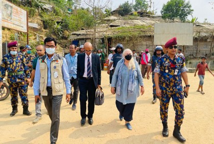 রোহিঙ্গা ক্যাম্প পরিদর্শন জেনোসাইড ওয়াচ প্রতিনিধি দলের