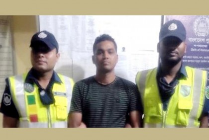 ৫ কিলোমিটার ধাওয়া করে মোটরসাইকেল চোর ধরল পুলিশ

