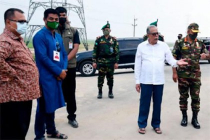 হাওরের উন্নয়ন ঘুরে দেখলেন রাষ্ট্রপতি
