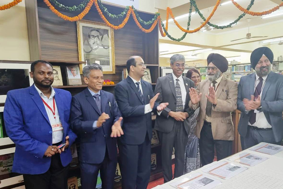 ভারতের চন্ডিগড় বিশ্ববিদ্যালয়ে বঙ্গবন্ধু কর্নার উদ্বোধন