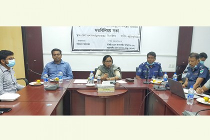 শব্দদূষণ নিয়ন্ত্রণে সমন্বিত ও অংশীদারিত্বমূলক প্রকল্পের আওতায় মতবিনিময় সভা 