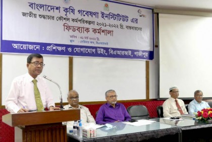 বারির শুদ্ধাচার কৌশল কর্মপরিকল্পনা বাস্তবায়নে ফিডব্যাক কর্মশালা