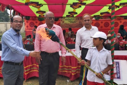 চরভদ্রাসনে মডেল কিন্ডারগার্টেনের বার্ষিক ক্রীড়া প্রতিযোগিতা অনুষ্ঠিত