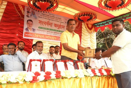 নন্দীগ্রামে উপজেলা আওয়ামী লীগের নবনির্বাচিত কমিটিকে সংবর্ধনা