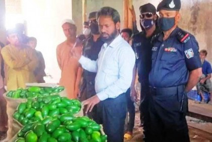 শ্রীমঙ্গলে লেবু বাজারে ভোক্তা অধিকারের অভিযান, জরিমানা