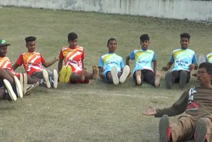কুড়িগ্রামে অনূর্ধ্ব-১৬ ভলিবল প্রশিক্ষণ 