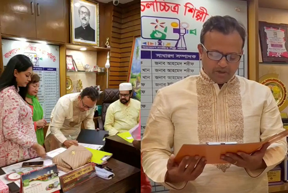 অবশেষে শপথ নিলেন রিয়াজ