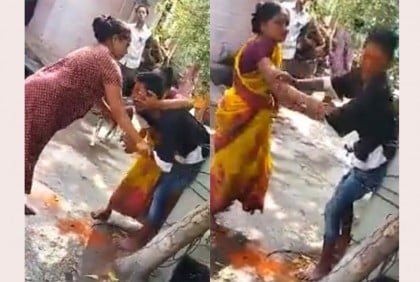 গাঁজায় আসক্ত ছেলের মুখে মরিচের গুঁড়া দিলেন মা!