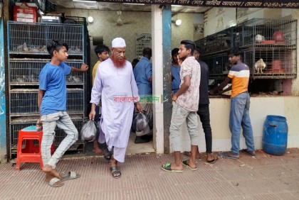 সিলেটে গরু ও খাসির মাংস বিক্রি বন্ধ, মুরগির দোকানে ভিড়

