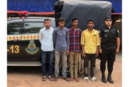 রংপুরে ৪ অপহরণকারী গ্রেফতার