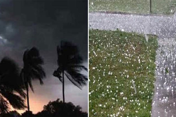 ঝড় ও শিলাবৃষ্টির সম্ভাবনা
