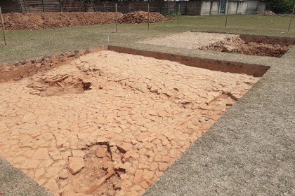 ১৩শ’ বছরের প্রাচীন মোহন্ত রাজার বাড়ি খনন শুরু 