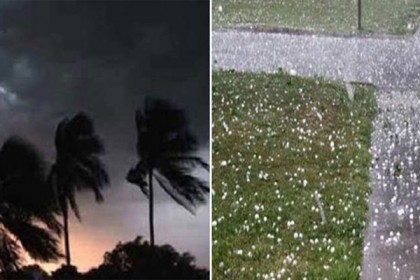 ঝড় ও শিলাবৃষ্টির সম্ভাবনা