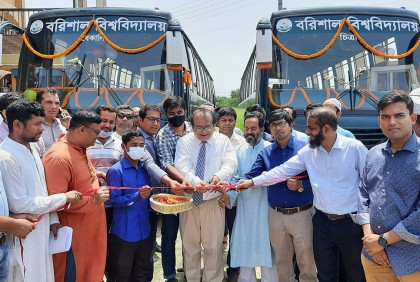 বরিশাল বিশ্ববিদ্যালয়ে নতুন দুই বাস