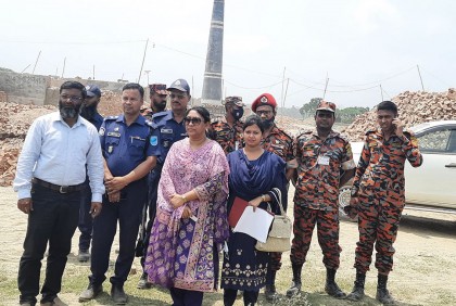 দু’টি ইটভাটায় ভ্রাম্যমাণ আদালতের অভিযানে জরিমানা