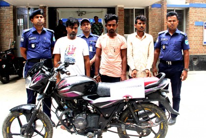 ফরিদপুরে চোর চক্রের ৩ সদস্য গ্রেফতার