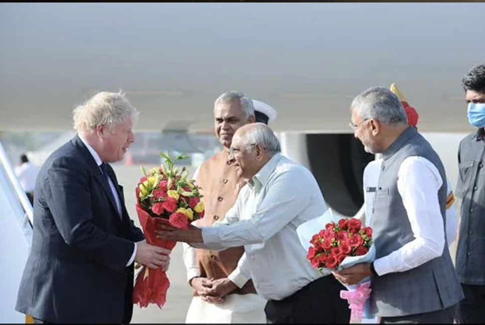 ভারতে বরিস জনসন, আলোচনায় বাণিজ্য-নিরাপত্তা ইস্যু