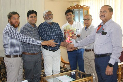 স্টামফোর্ডে নবনিযুক্ত ট্রেজারার অধ্যাপক ড. জিয়াউল হাসানের দায়িত্ব গ্রহণ