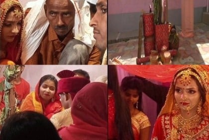 সম্প্রীতির নজির: হিন্দু মেয়ের বিয়ের প্যান্ডেল মুসলিম বাড়ির উঠানে! 