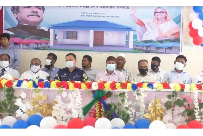 ভোলায় ৭শ পরিবার পেল 
বসতঘর 
