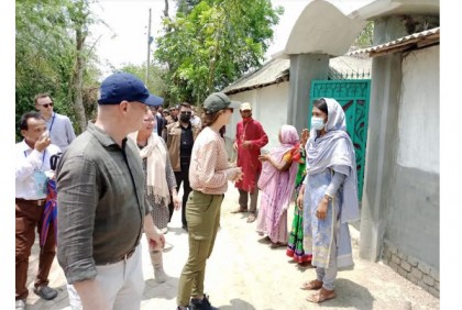 সাতক্ষীরার উপকূলীয় এলাকা পরিদর্শনে ডেনমার্কের রাজকুমারী