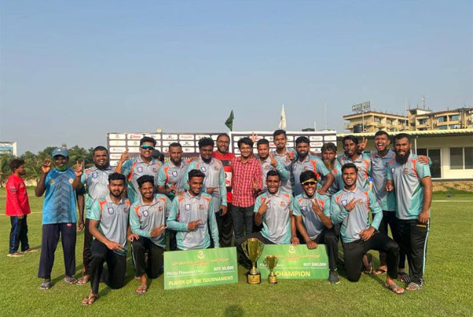 ২৮ বছর পর জাতীয় ক্রিকেটে চ্যাম্পিয়ন সিলেট জেলা

