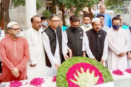 শেখ জামালের কবরে আওয়ামী লীগের শ্রদ্ধা