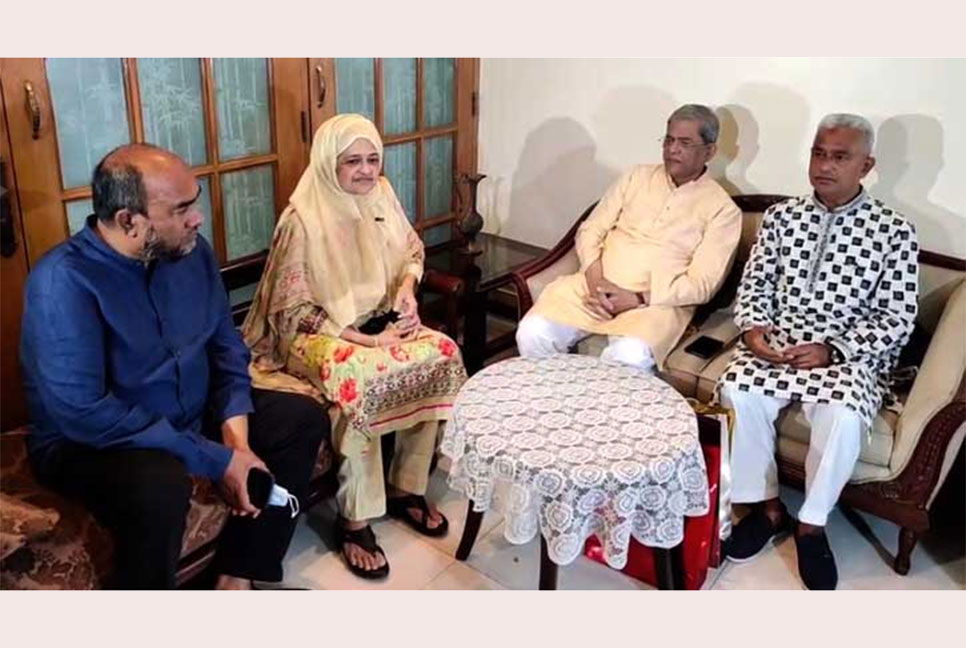 ইলিয়াস আলীর পরিবার অনেক বিপদে আছে : মির্জা ফখরুল