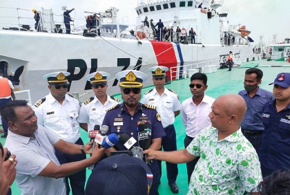 আন্তর্জাতিক মহড়ায় অংশ নিয়ে মোংলা ফিরেছে কোস্টগার্ডের যুদ্ধ জাহাজ