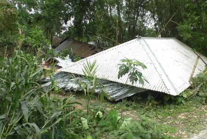 নীলফামারীতে কালবৈশাখী ঝড়ে ব্যাপক ক্ষতি