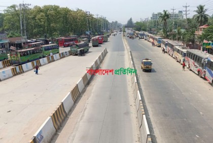 ঢাকা-টাঙ্গাইল মহাসড়কে নেই যানজট, স্বস্তির ঈদযাত্রা