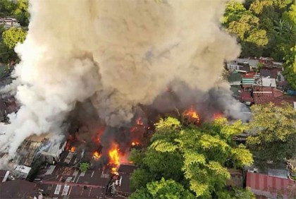 ফিলিপাইনে আগুনে পুড়ে শিশুসহ নিহত ৮
