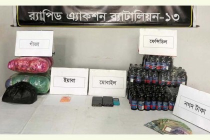 লালমনিরহাটে বিপুল পরিমাণ মাদকসহ আটক ২