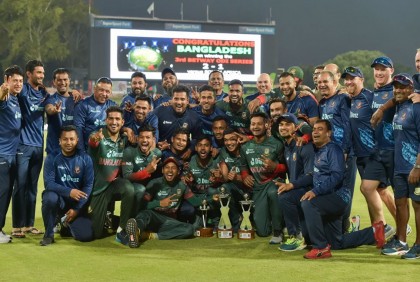 ওয়ানডে র‌্যাংকিংয়ে বাংলাদেশের উন্নতি নেই