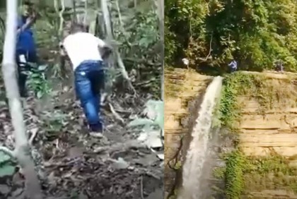 মাধবকুণ্ড জলপ্রপাতে টিকটকারদের উৎপাত, নারী পর্যটকদের হয়রানির অভিযোগ
