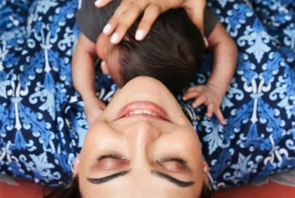 সন্তানের ছবি প্রকাশ্যে আনলেন কাজল আগরওয়াল