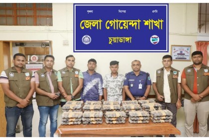 চুয়াডাঙ্গায় ফেনসিডিল বোঝাই পিকআপসহ দুই মাদক কারবারী আটক