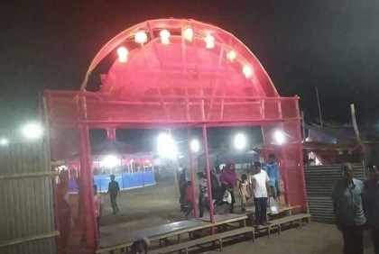 ঠাকুরগাঁওয়ে ১৪৪ ধারা ভঙ্গ করে কলেজ মাঠে বৈশাখী মেলা