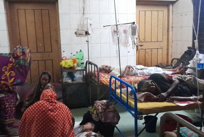 শরীয়তপুর সদর হাসপাতালে ডায়রিয়া রোগী বেড়েছে
