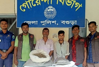 বগুড়ায় ৯ কেজি গাঁজাসহ গ্রেফতার ২