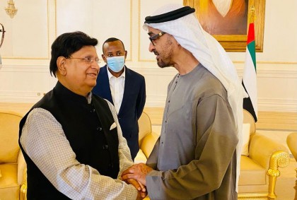 আমিরাতের নতুন প্রেসিডেন্টের সঙ্গে পররাষ্ট্রমন্ত্রীর সাক্ষাৎ