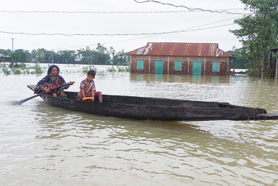 সিলেটে বন্যা পরিস্থিতির কিছুটা উন্নতি 