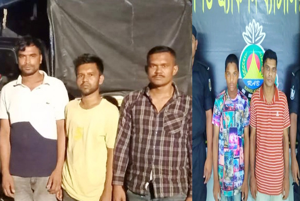 রাজধানীতে ৫ ছিনতাইকারী গ্রেফতার