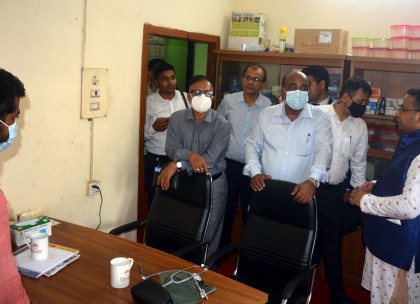 নিরাময় কেন্দ্র পরিদর্শনে মাদকদ্রব্য নিয়ন্ত্রণ অধিদপ্তরের মহাপরিচালক