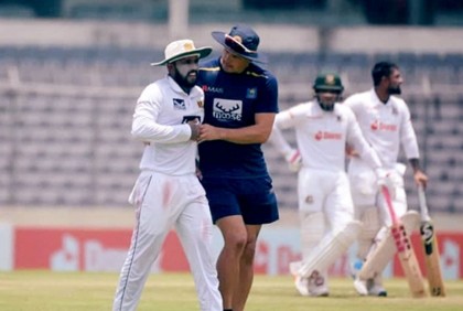 মিরপুর টেস্ট : মাঠ থেকে হাসপাতালে কুশল মেন্ডিস